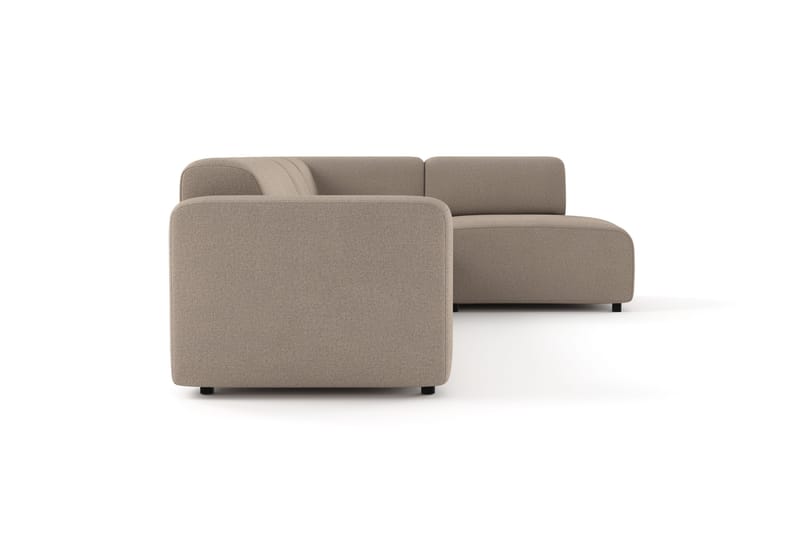 Torvasen 5-istuttava sohva oikealla divaanilla, kangas - Greige - Huonekalut - Sohva - Divaanisohva