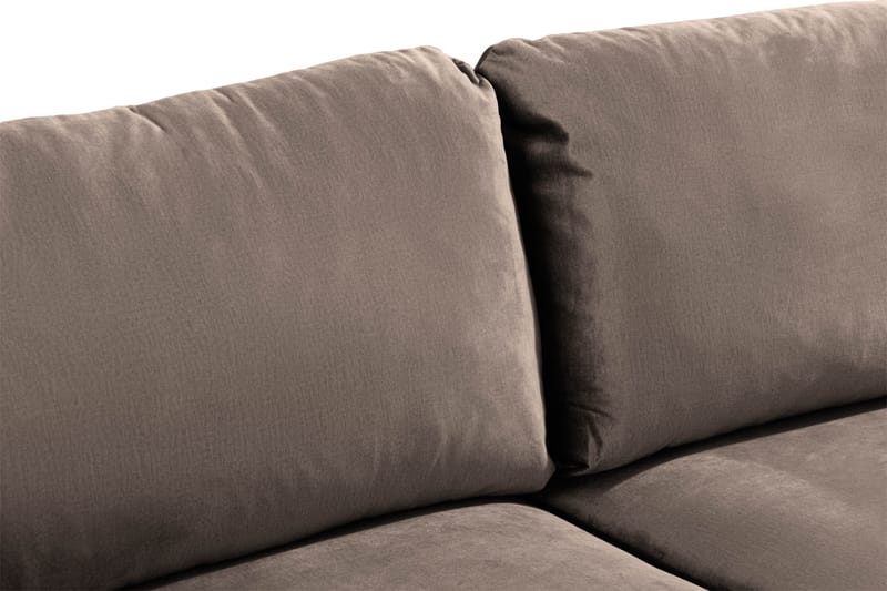 Trend 2-istuttava Samettisohva - Ruskea - Huonekalut - Sohva - 2:n istuttava sohva