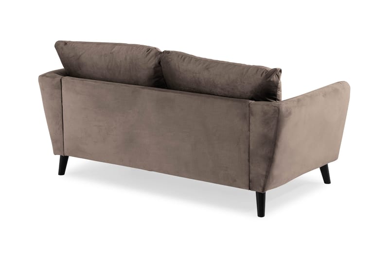 Trend 2-istuttava Samettisohva - Ruskea - Huonekalut - Sohva - 2:n istuttava sohva