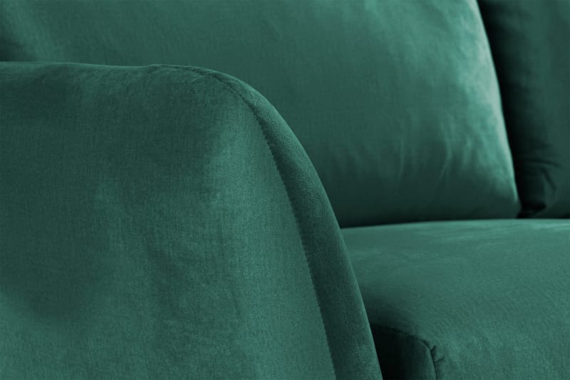 Trend 2-istuttava Samettisohva - Vihreä - Huonekalut - Sohva - 2:n istuttava sohva