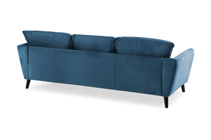 Trend 3-istuttava Samettisohva - Sininen - Huonekalut - Sohva - 3:n istuttava sohva
