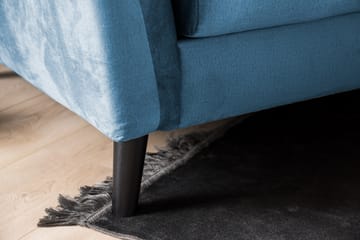 Trend 3-istuttava Samettisohva - Sininen - Huonekalut - Sohva - 3:n istuttava sohva