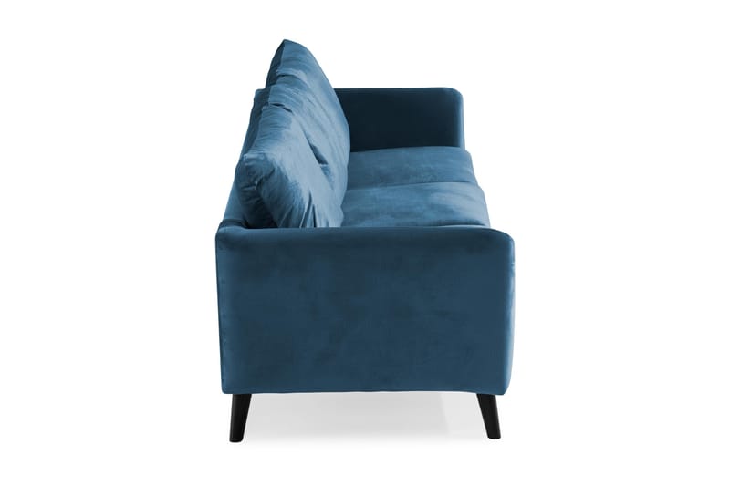 Trend 3-istuttava Samettisohva - Sininen - Huonekalut - Sohva - 3:n istuttava sohva