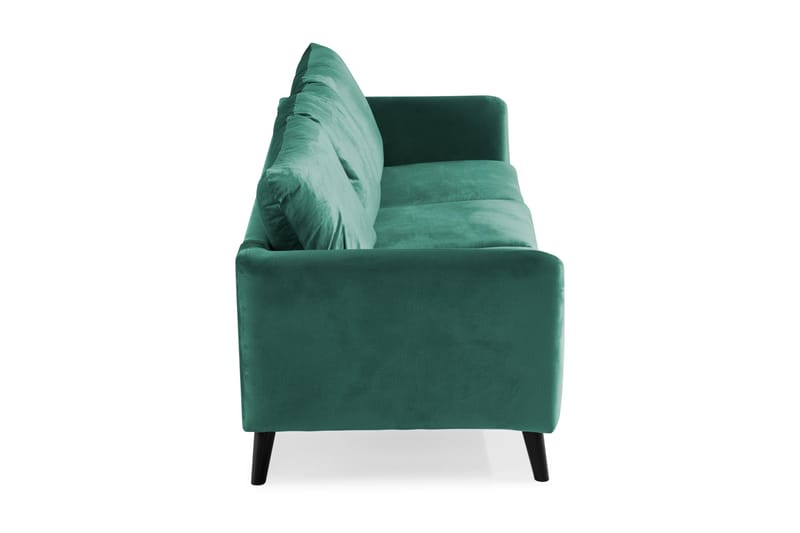 Trend 3-istuttava Samettisohva - Vihreä - Huonekalut - Sohva - 3:n istuttava sohva