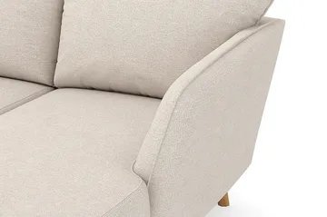 Trend Lyx 4-istuttava Oikeakätinen U-muotoinen Sohva Divaanilla ja Divaanituolilla Kankaalla - Beige - Huonekalut - Sohva - Divaanisohva