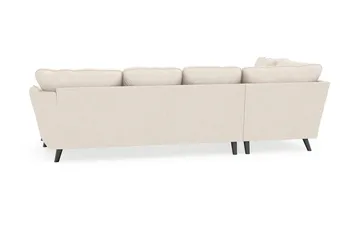 Trend Lyx 4-istuttava Oikeakätinen U-muotoinen Sohva Divaanilla ja Divaanituolilla Kankaalla - Beige - Huonekalut - Sohva - Divaanisohva