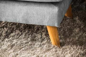Trend Lyx 4-istuttava Oikeakätinen U-muotoinen Sohva Divaanilla ja Divaanituolilla Kankaalla - Harmaa - Huonekalut - Sohva - Divaanisohva