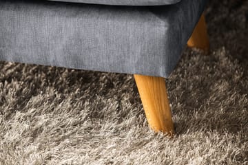 Trend Lyx 4-istuttava Oikeakätinen U-muotoinen Sohva Divaanilla ja Divaanituolilla Kankaalla - Tummanharmaa - Huonekalut - Sohva - Divaanisohva