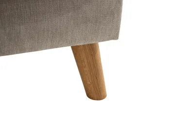 Trend Lyx 4-istuttava Vasenkätinen U-muotoinen Sohva Divaanilla ja Divaanituolilla Kankaalla - Beige - Huonekalut - Sohva - Divaanisohva