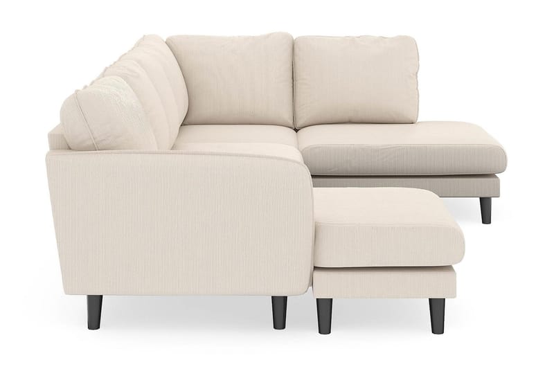Trend Lyx 4-istuttava Vasenkätinen U-muotoinen Sohva Divaanilla ja Divaanituolilla Manchester-kankaalla - Beige - Huonekalut - Sohva - Divaanisohva