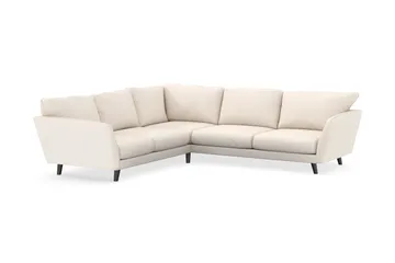 Trend Lyx 6-istuttava Käännettävä L-muotoinen Kulmasohva Manchester-kankaalla - Beige - Huonekalut - Sohva - Kulmasohva
