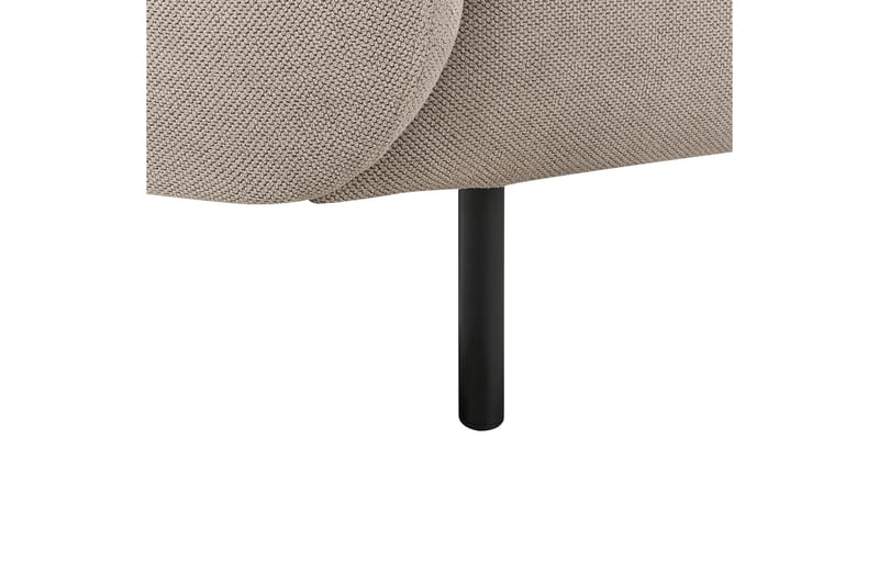 Tuka 3-istuttava sohva pyöristetyillä käsinojilla bouclé-kangasta - Beige|Harmaa|Musta - Huonekalut - Sohva - 3:n istuttava sohva