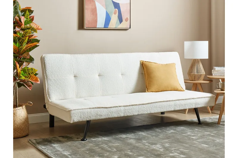 Tunni Vuodesohva 3-istuttava - Musta/Valkoinen - Huonekalut - Sohva - Vuodesohva - 3 istuttava vuodesohva