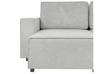 U-formad soffa Beliani Vatne Beige/svart Grey||Black - Huonekalut - Sohva - Sohvaryhmä
