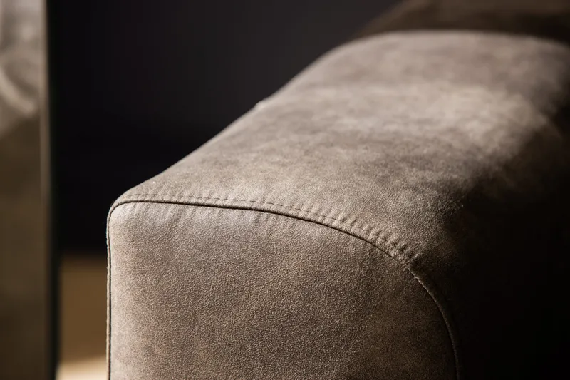 Copenhagen 5-istuttava Oikeakätinen U-muotoinen Sohva Divaanilla ja Divaanituolilla Keinonahkalla - Tummanharmaa - Huonekalut - Sohva - U-Sohva