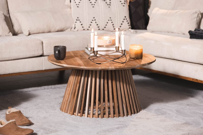 Copenhagen 5-istuttava Oikeakätinen U-muotoinen Sohva Divaanilla ja Divaanituolilla Manchester-kankaalla - Beige - Huonekalut - Sohva - U-Sohva