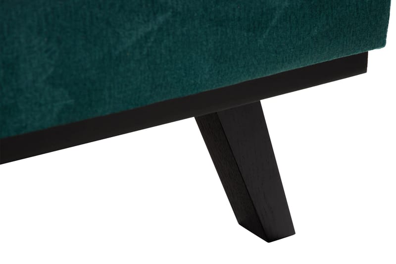 Copenhagen 5-istuttava Oikeakätinen U-muotoinen Sohva Divaanilla ja Divaanituolilla Sametilla - Vihreä - Huonekalut - Sohva - U-Sohva