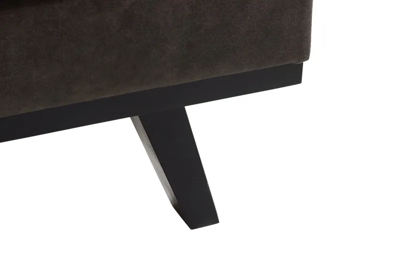 Copenhagen 5-istuttava Vasenkätinen U-muotoinen Sohva Divaanilla ja Divaanituolilla Keinonahkalla - Tummanharmaa - Huonekalut - Sohva - U-Sohva