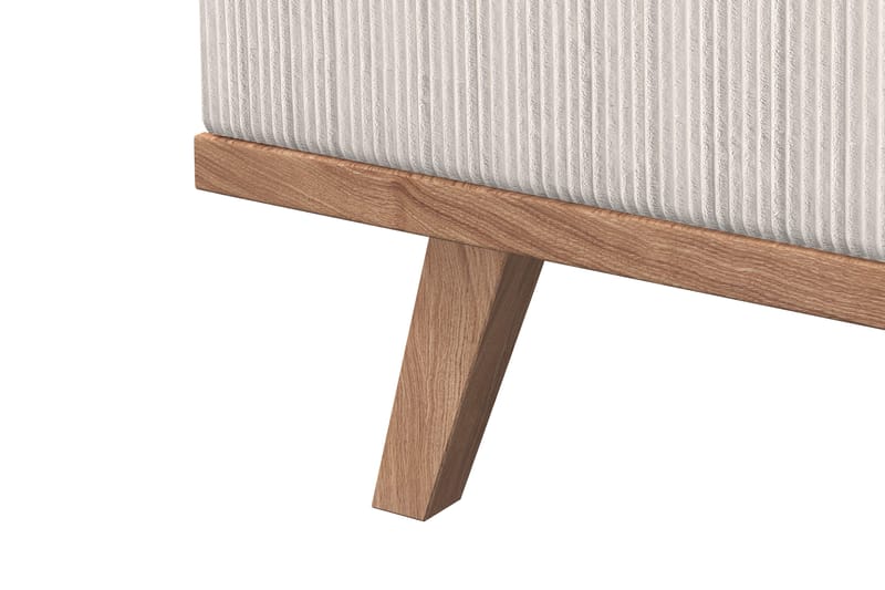 Copenhagen 5-istuttava Vasenkätinen U-muotoinen Sohva Divaanilla ja Divaanituolilla Manchester-kankaalla - Beige - Huonekalut - Sohva - U-Sohva