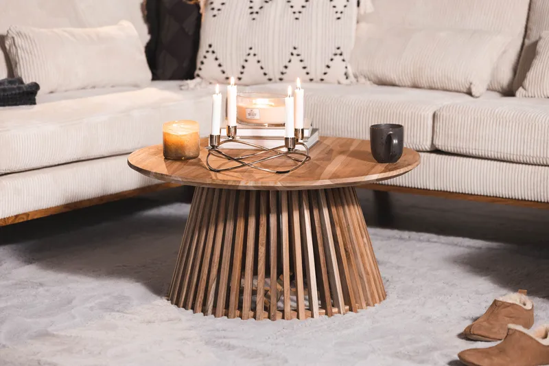 Copenhagen 5-istuttava Vasenkätinen U-muotoinen Sohva Divaanilla ja Divaanituolilla Manchester-kankaalla - Beige - Huonekalut - Sohva - U-Sohva