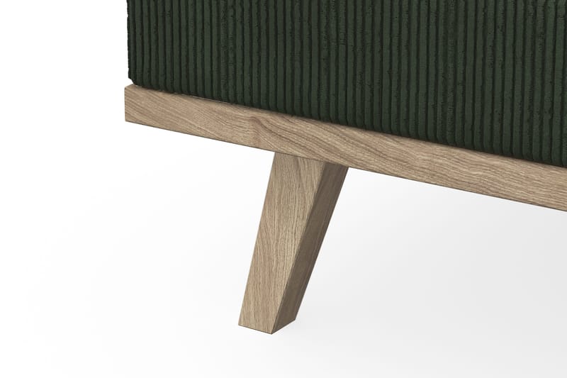 Copenhagen 5-istuttava Vasenkätinen U-muotoinen Sohva Divaanilla ja Divaanituolilla Manchester-kankaalla - Tummanvihreä - Huonekalut - Sohva - U-Sohva