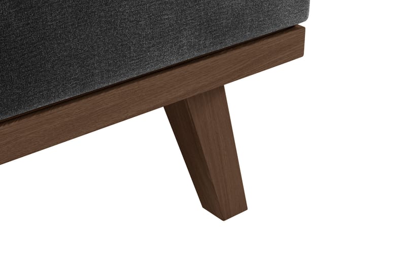 Copenhagen 5-istuttava Vasenkätinen U-muotoinen Sohva Divaanilla ja Divaanituolilla Sametilla - Tummanharmaa - Huonekalut - Sohva - U-Sohva