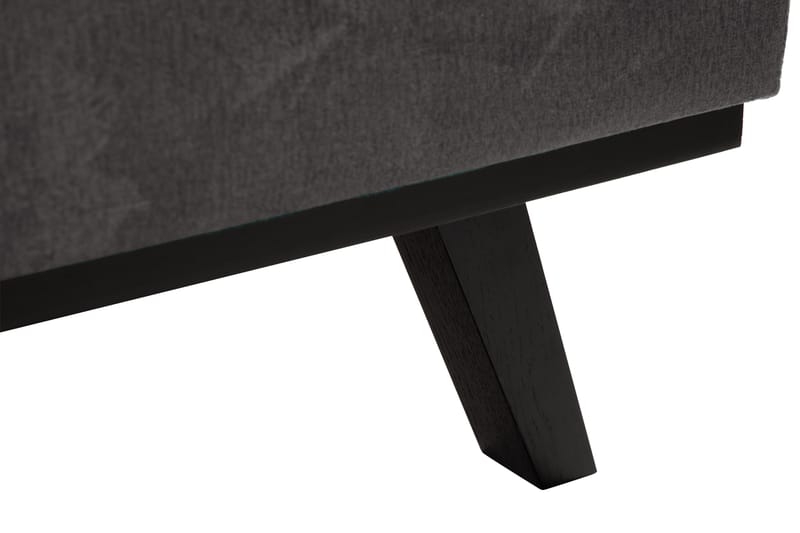 Copenhagen 5-istuttava Vasenkätinen U-muotoinen Sohva Divaanilla ja Divaanituolilla Sametilla - Tummanharmaa - Huonekalut - Sohva - U-Sohva