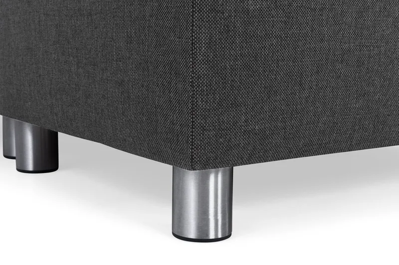 Crazy 4-istuttava Oikeakätinen U-muotoinen Large Sohva Divaanilla ja Divaanituolilla Kankaalla - Antrasiitti - Huonekalut - Sohva - U-Sohva