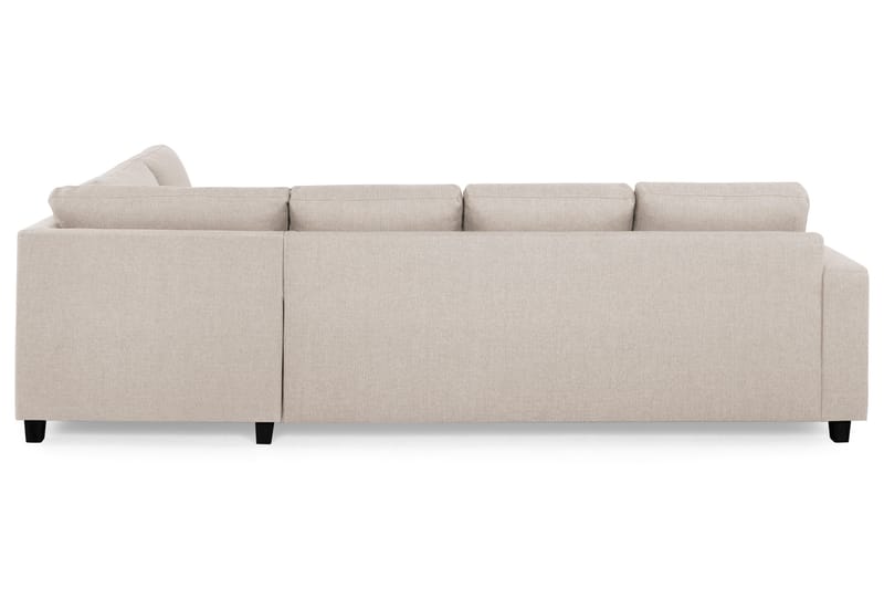 Crazy 4-istuttava Oikeakätinen U-muotoinen Large Sohva Divaanilla ja Divaanituolilla Kankaalla - Beige - Huonekalut - Sohva - U-Sohva