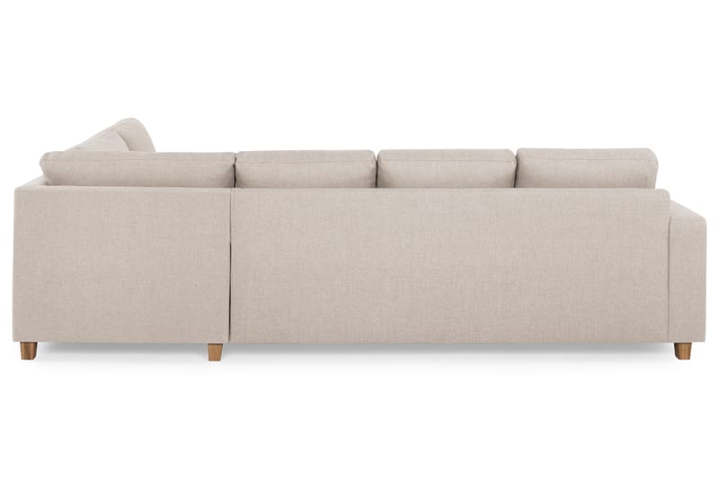 Crazy 4-istuttava Oikeakätinen U-muotoinen Large Sohva Divaanilla ja Divaanituolilla Kankaalla - Beige - Huonekalut - Sohva - Divaanisohva