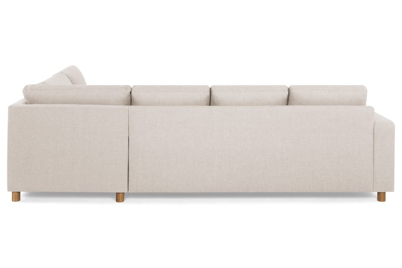 Crazy 4-istuttava Oikeakätinen U-muotoinen Large Sohva Divaanilla ja Divaanituolilla Kankaalla - Beige - Huonekalut - Sohva - Divaanisohva