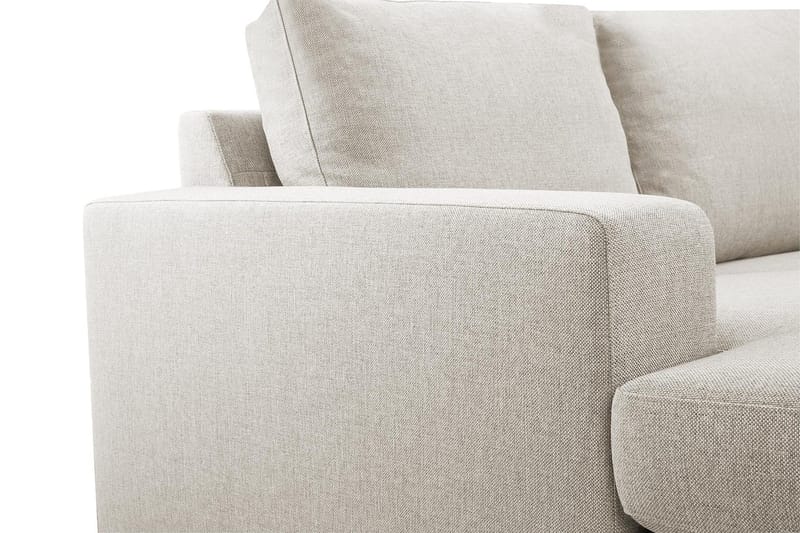 Crazy 4-istuttava Oikeakätinen U-muotoinen Large Sohva Divaanilla ja Divaanituolilla Kankaalla - Beige - Huonekalut - Sohva - U-Sohva