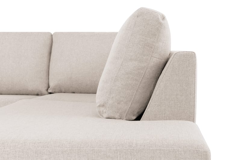 Crazy 4-istuttava Oikeakätinen U-muotoinen Large Sohva Divaanilla ja Divaanituolilla Kankaalla - Beige - Huonekalut - Sohva - U-Sohva