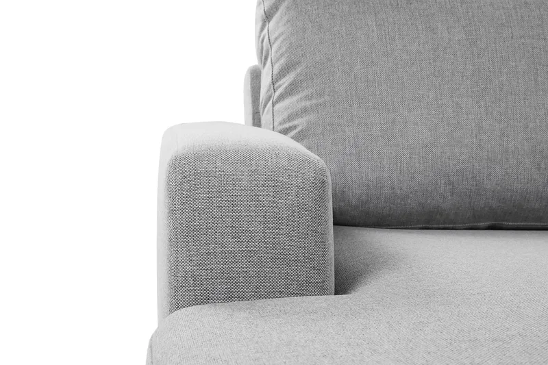 Crazy 4-istuttava Oikeakätinen U-muotoinen Large Sohva Divaanilla ja Divaanituolilla Kankaalla - Harmaa - Huonekalut - Sohva - U-Sohva