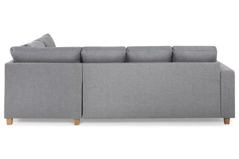 Crazy 4-istuttava Oikeakätinen U-muotoinen Large Sohva Divaanilla ja Divaanituolilla Kankaalla - Harmaa - Huonekalut - Sohva - U-Sohva