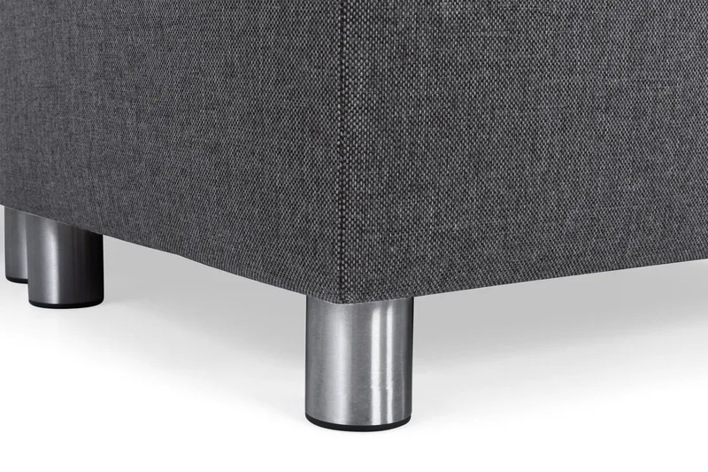 Crazy 4-istuttava Oikeakätinen U-muotoinen Large Sohva Divaanilla ja Divaanituolilla Kankaalla - Tummanharmaa - Huonekalut - Sohva - U-Sohva