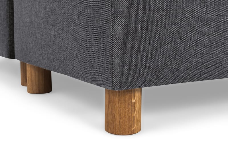 Crazy 4-istuttava Oikeakätinen U-muotoinen Large Sohva Divaanilla ja Divaanituolilla Kankaalla - Tummanharmaa - Huonekalut - Sohva - U-Sohva