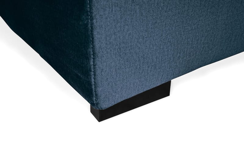 Crazy 4-istuttava Oikeakätinen U-muotoinen Large Sohva Divaanilla ja Divaanituolilla Sametilla - Sininen - Huonekalut - Sohva - U-Sohva