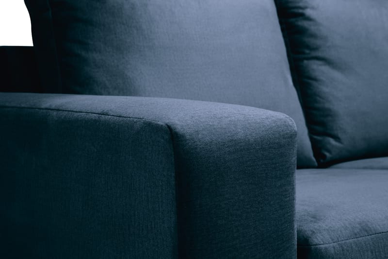Crazy 4-istuttava Oikeakätinen U-muotoinen Large Sohva Divaanilla ja Divaanituolilla Sametilla - Sininen - Huonekalut - Sohva - Divaanisohva