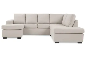 Crazy 4-istuttava Oikeakätinen U-muotoinen Small Sohva Divaanilla ja Divaanituolilla Kankaalla