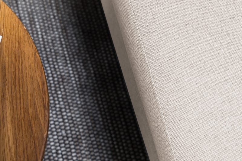 Crazy 4-istuttava Oikeakätinen U-muotoinen Small Sohva Divaanilla ja Divaanituolilla Kankaalla - Beige - Huonekalut - Sohva - U-Sohva