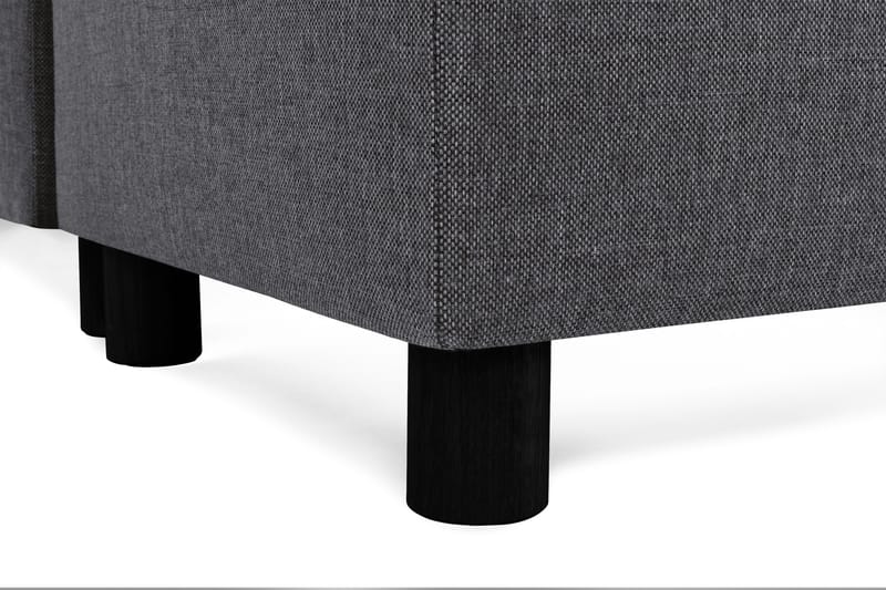 Crazy 4-istuttava Oikeakätinen U-muotoinen Small Sohva Divaanilla ja Divaanituolilla Kankaalla - Tummanharmaa - Huonekalut - Sohva - U-Sohva