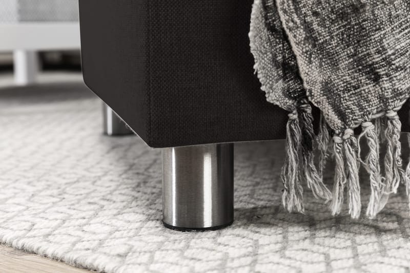 Crazy 4-istuttava Vasenkätinen U-muotoinen Large Sohva Divaanilla ja Divaanituolilla Kankaalla - Antrasiitti - Huonekalut - Sohva - U-Sohva