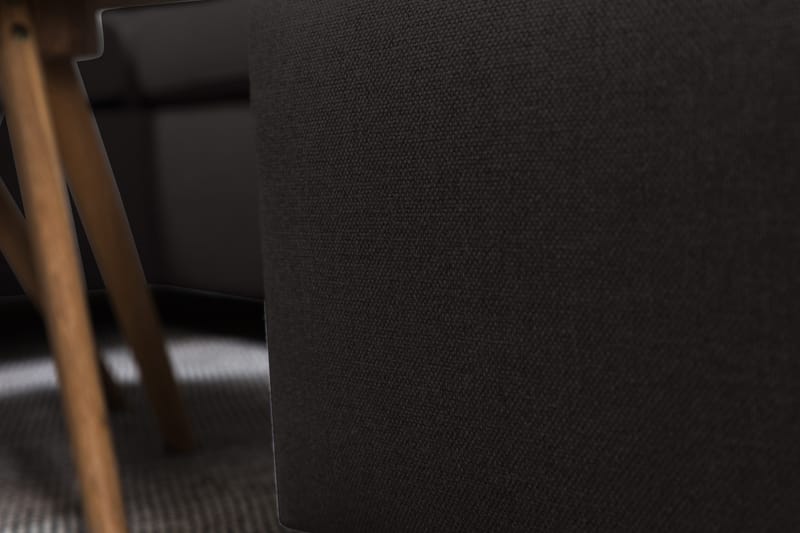 Crazy 4-istuttava Vasenkätinen U-muotoinen Large Sohva Divaanilla ja Divaanituolilla Kankaalla - Antrasiitti - Huonekalut - Sohva - U-Sohva