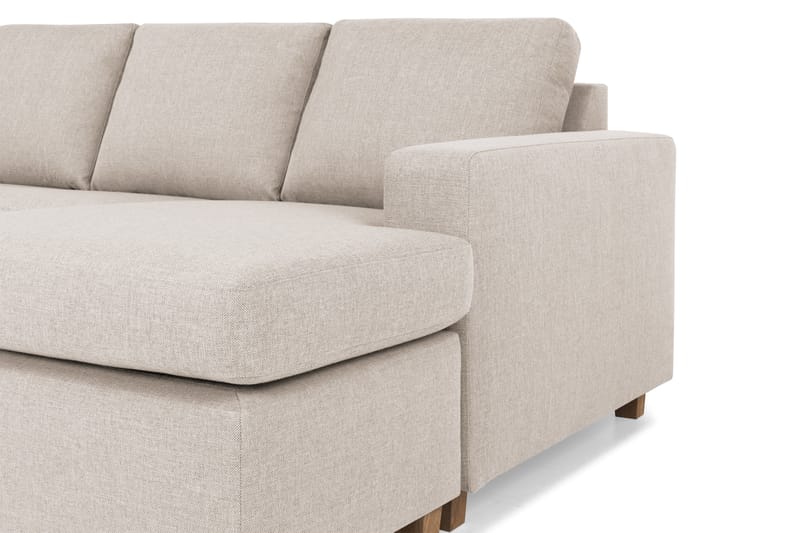 Crazy 4-istuttava Vasenkätinen U-muotoinen Large Sohva Divaanilla ja Divaanituolilla Kankaalla - Beige - Huonekalut - Sohva - Divaanisohva