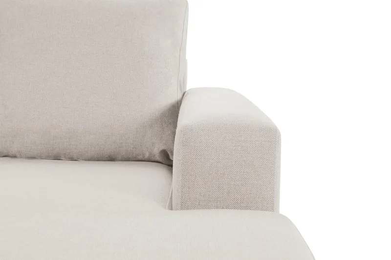 Crazy 4-istuttava Vasenkätinen U-muotoinen Large Sohva Divaanilla ja Divaanituolilla Kankaalla - Beige - Huonekalut - Sohva - U-Sohva