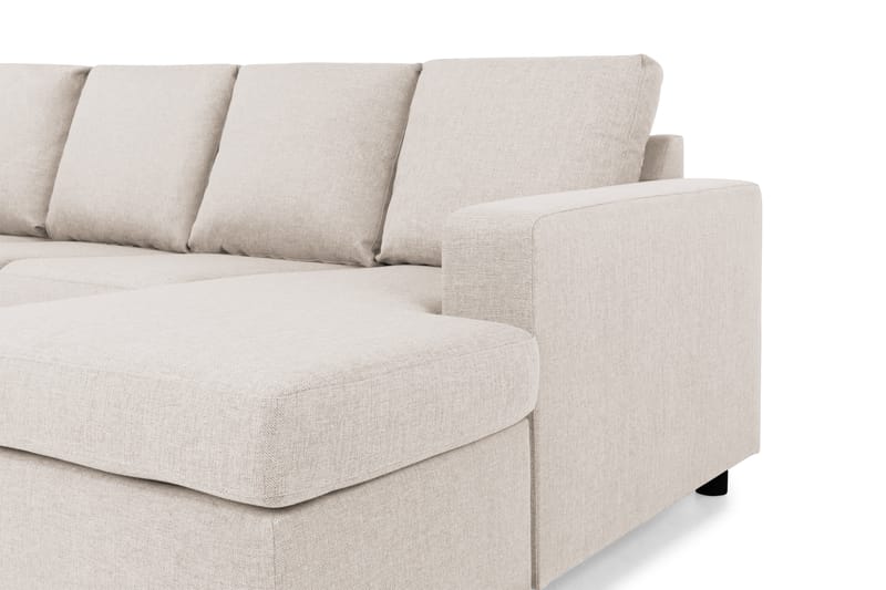 Crazy 4-istuttava Vasenkätinen U-muotoinen Large Sohva Divaanilla ja Divaanituolilla Kankaalla - Beige - Huonekalut - Sohva - Divaanisohva