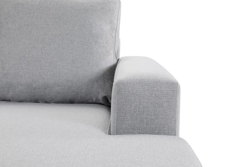 Crazy 4-istuttava Vasenkätinen U-muotoinen Large Sohva Divaanilla ja Divaanituolilla Kankaalla - Harmaa - Huonekalut - Sohva - U-Sohva