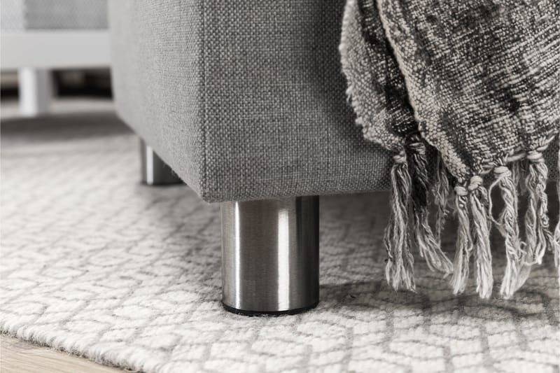 Crazy 4-istuttava Vasenkätinen U-muotoinen Large Sohva Divaanilla ja Divaanituolilla Kankaalla - Harmaa - Huonekalut - Sohva - U-Sohva