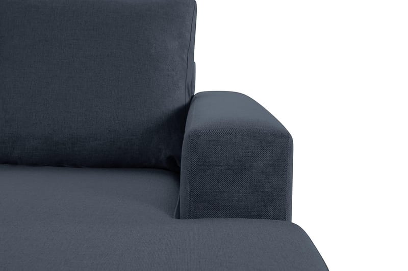 Crazy 4-istuttava Vasenkätinen U-muotoinen Large Sohva Divaanilla ja Divaanituolilla Kankaalla - Sininen - Huonekalut - Sohva - U-Sohva